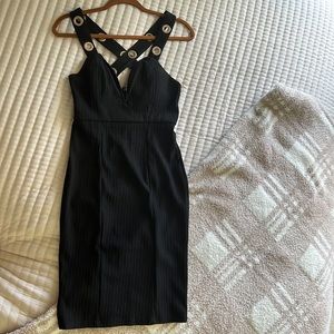 Black Selfie Leslie fitted dress